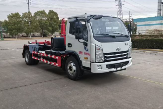 跃进牌SH5127ZXXVZHEVWZ8型纯电动车厢可卸式垃圾车